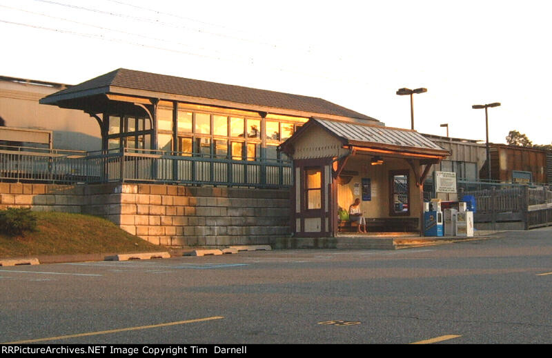 SEPTA Yardley station after elevation